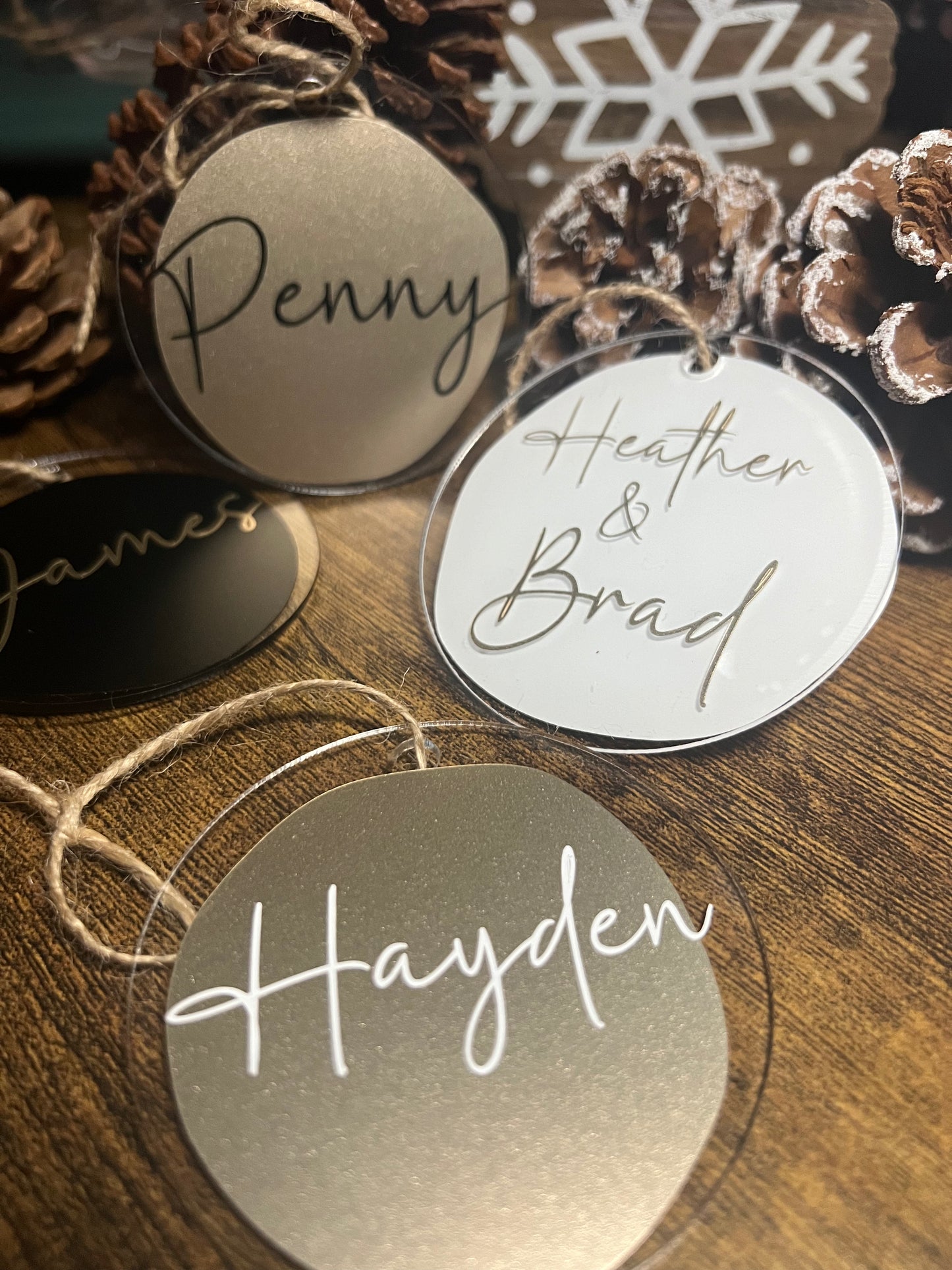 Personalized Vinyl Ornament