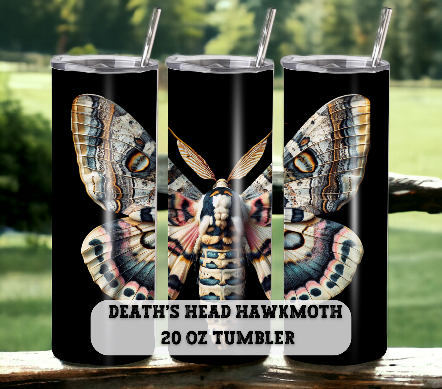 Death's Head Hawkmoth 20 oz Tumbler