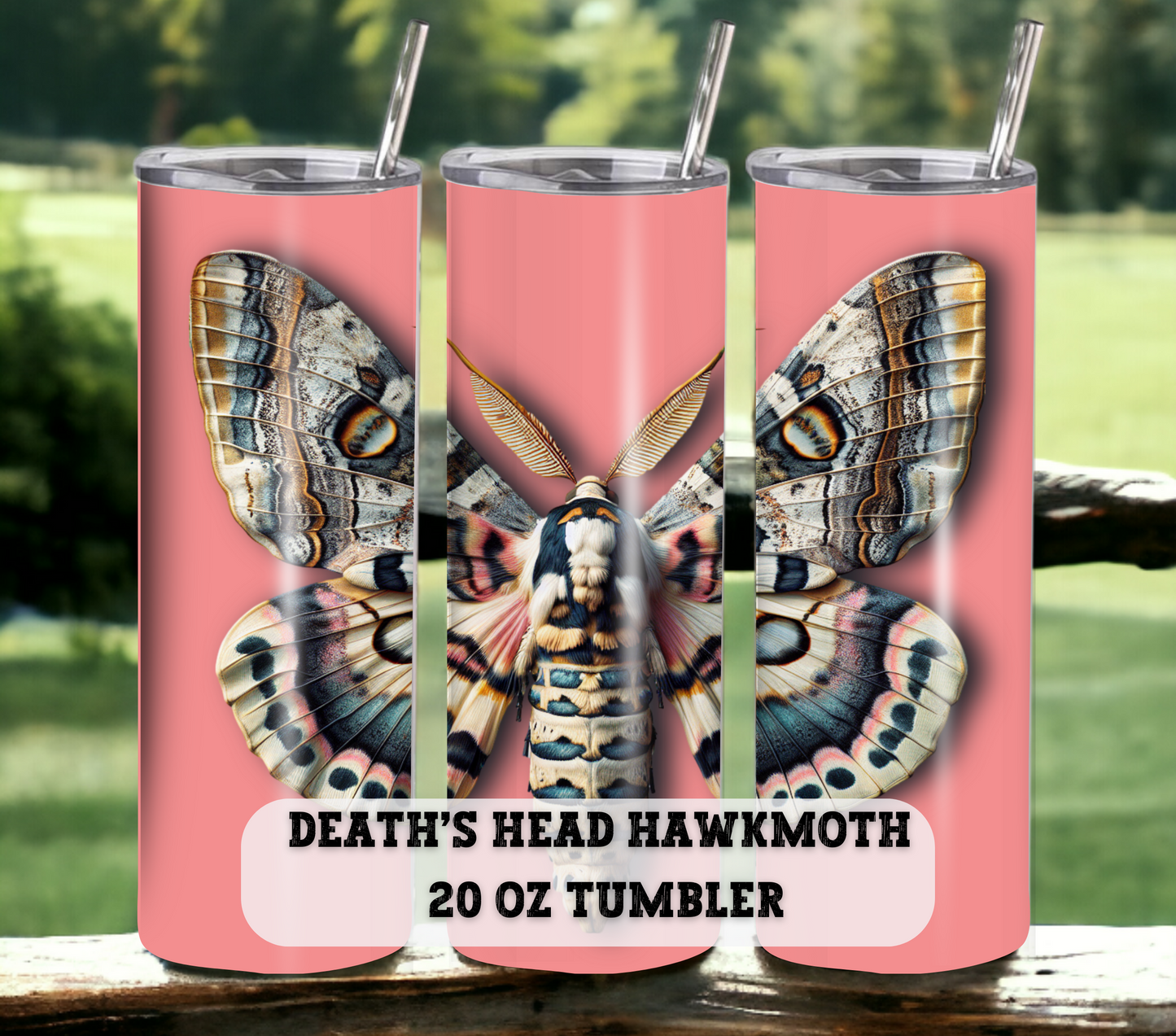 Death's Head Hawkmoth 20 oz Tumbler