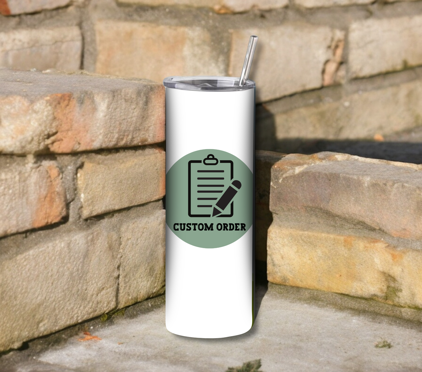 Custom Image - 20 oz Skinny Tumbler