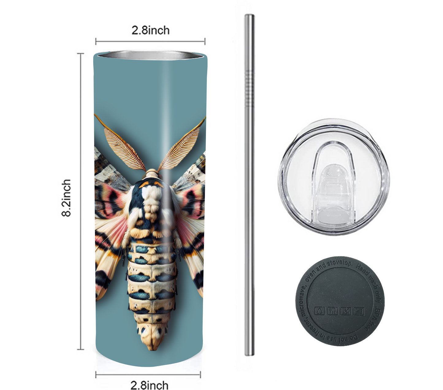 Death's Head Hawkmoth 20 oz Tumbler