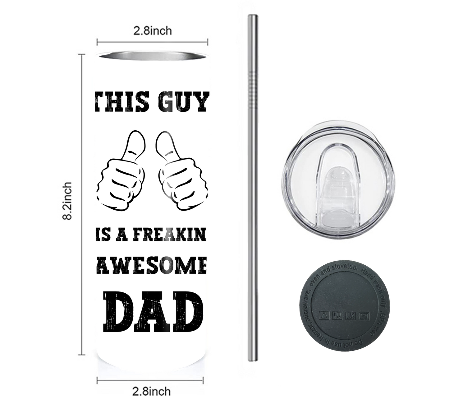 This Guy is a Freakin Awesome Dad - Fathers Day 20oz Tumbler