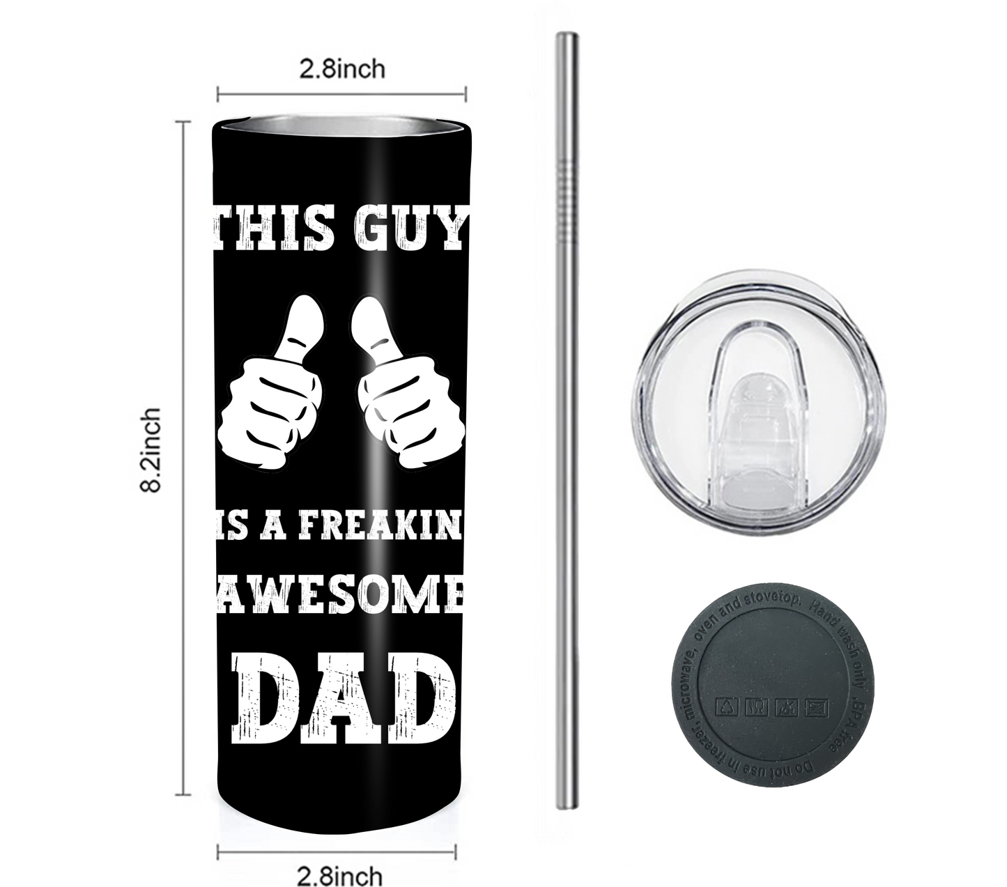 This Guy is a Freakin Awesome Dad - Fathers Day 20oz Tumbler