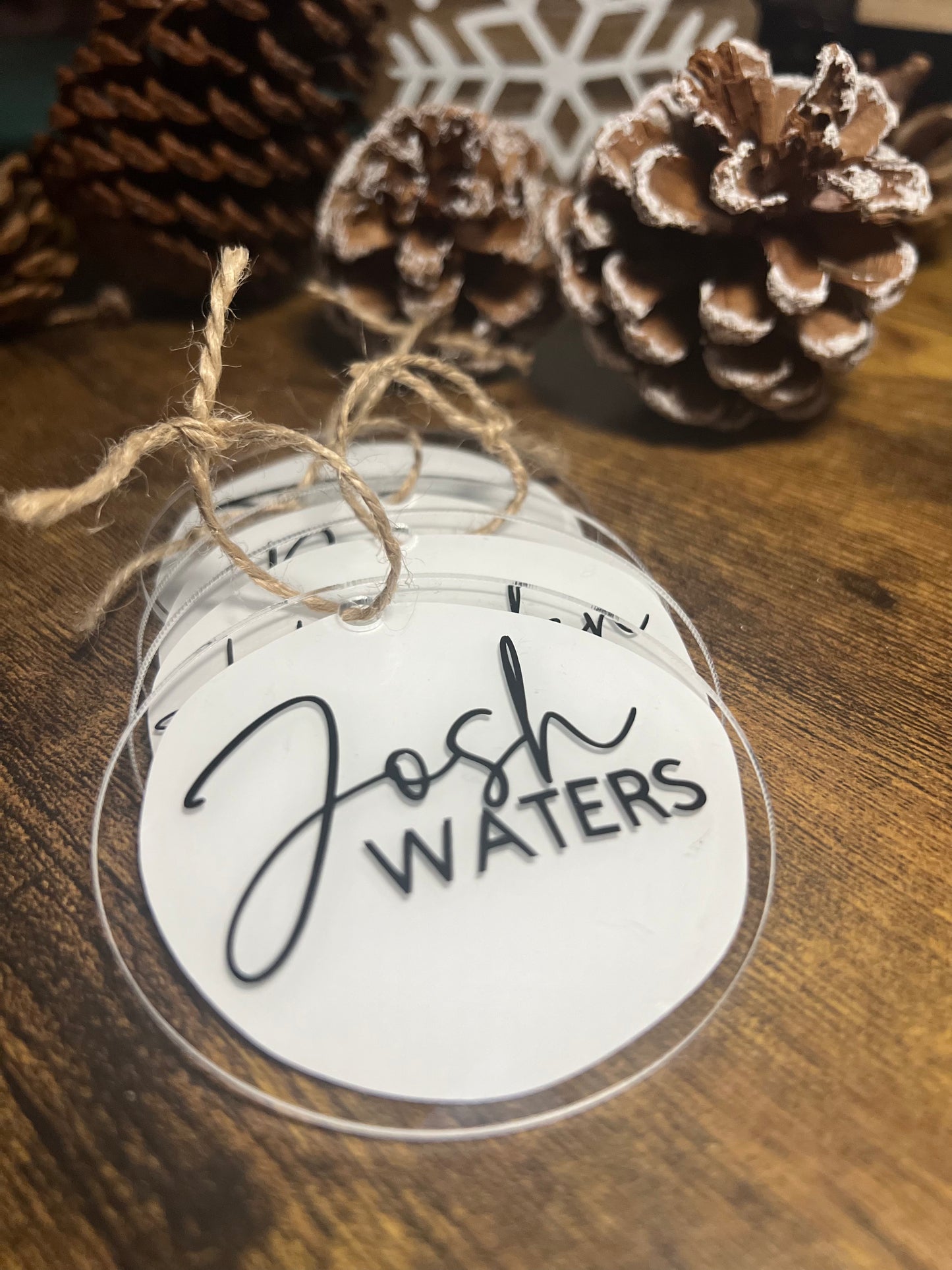 Personalized Vinyl Ornament