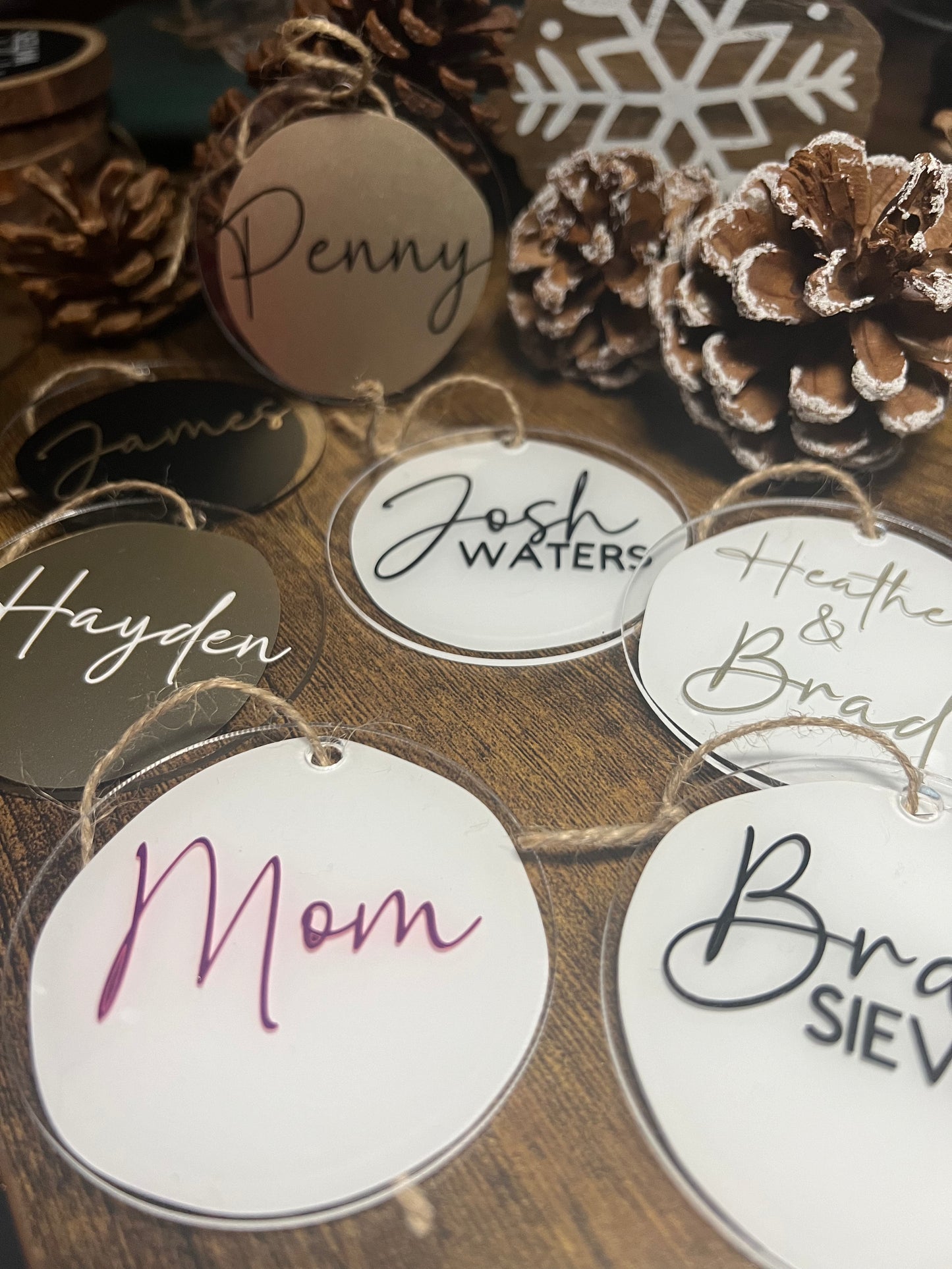 Personalized Vinyl Ornament