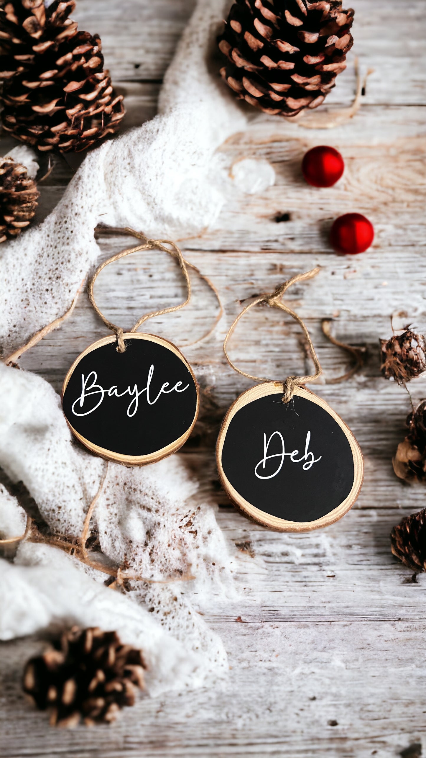 Personalized Wooden Ornament