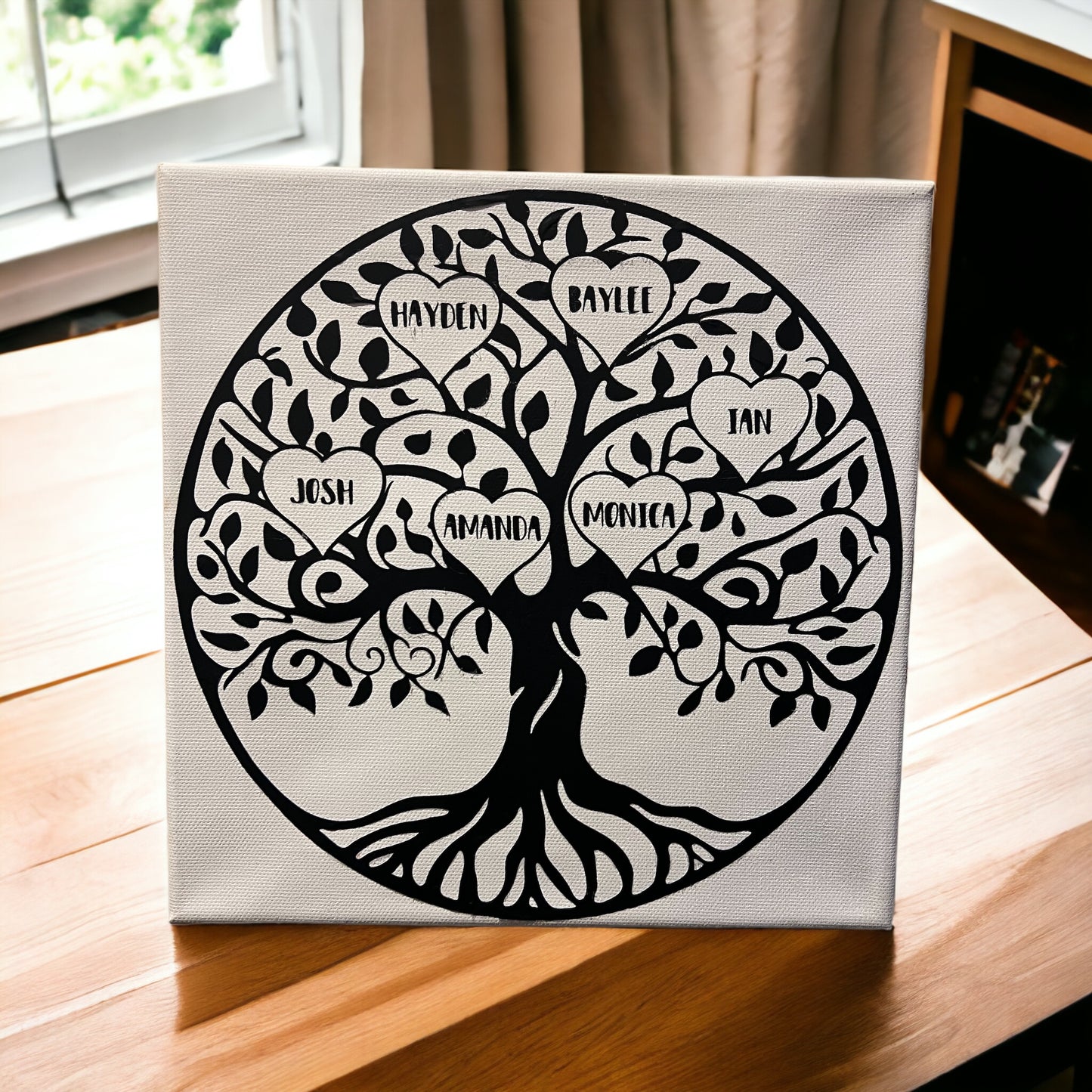 Personalized Family Tree Canvas