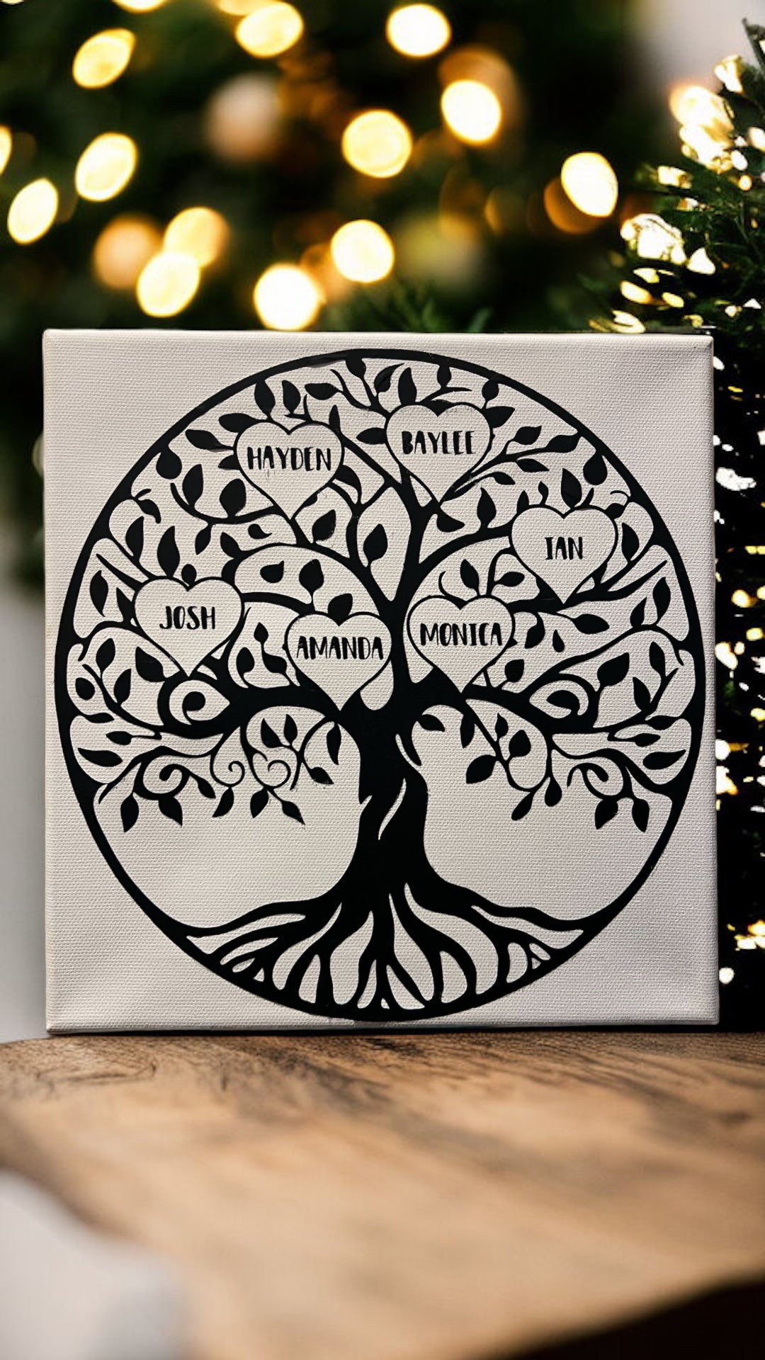 Personalized Family Tree Canvas