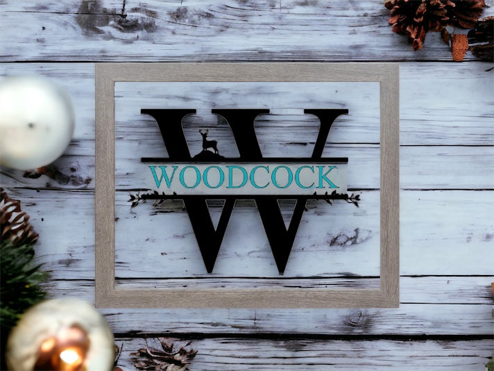 OWM Personalized Monogram Sign