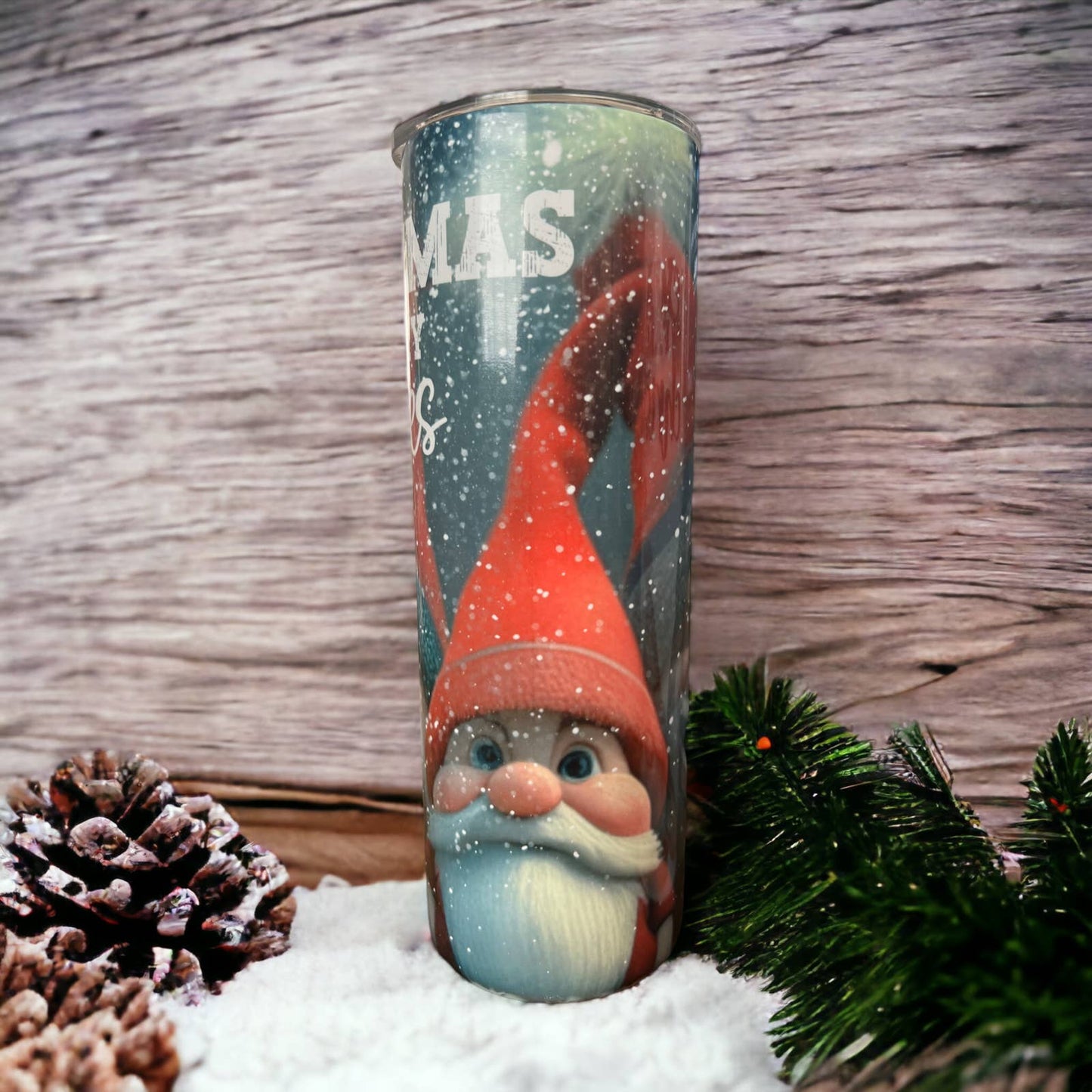 Christmas with my Gnomies - 20oz Tumbler